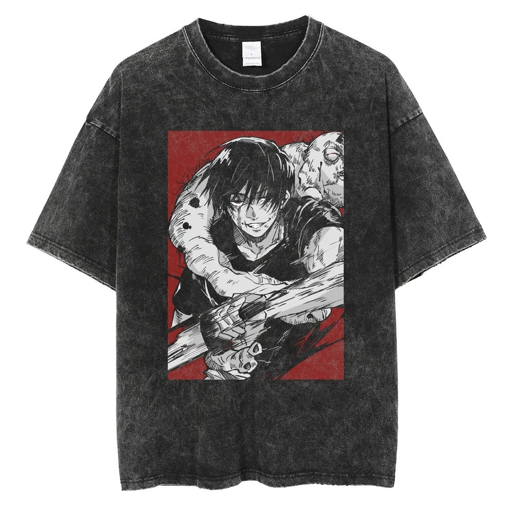 Gojo X Sukuna X Toji Oversized Vintage T-shirt – Levi Crew Store