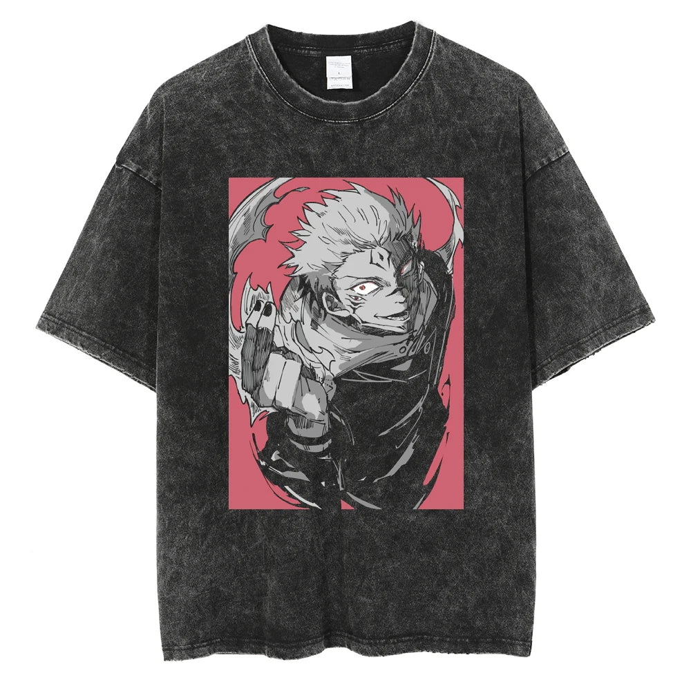 Gojo X Sukuna X Toji Oversized Vintage T-shirt – Levi Crew Store